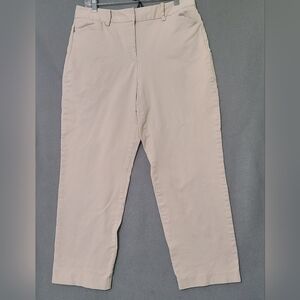 TALBOTS‎ Women's Tan Khaki Stretch Chino Pants - Size 12